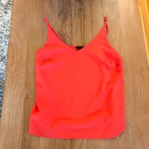 Banana Republic Bright Coral V-Neck Camisole